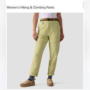 NWT! Stoic Wander Zip Off pants with belt! Size 2!
